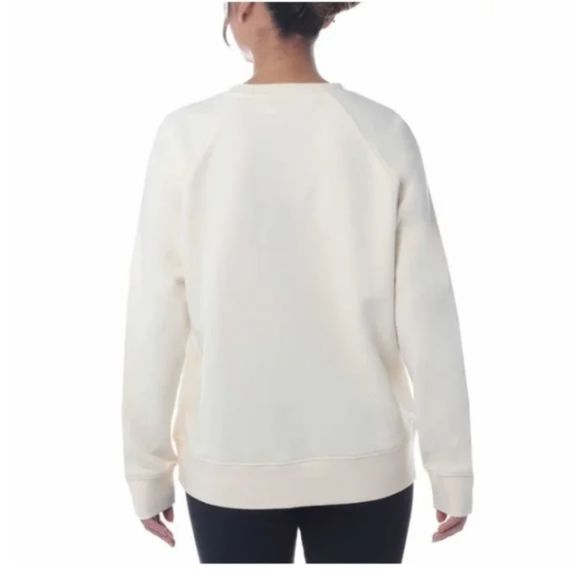 Champion Soft Suede Fleece Crewneck Sweatshirt Sweater Natural Women's Medium - Picture 3 of 9